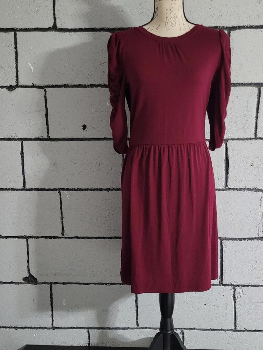 BUNDLE SALE!  LOFT Burgundy Dress Sz M